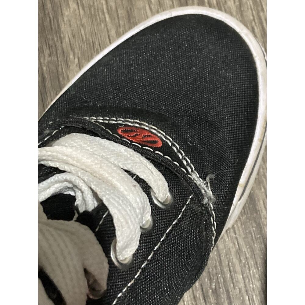 Heelys Shoes Unisex Kids Size 13 Black Heelys Pro HE100157 Canvas Wheels - Picture 11 of 13
